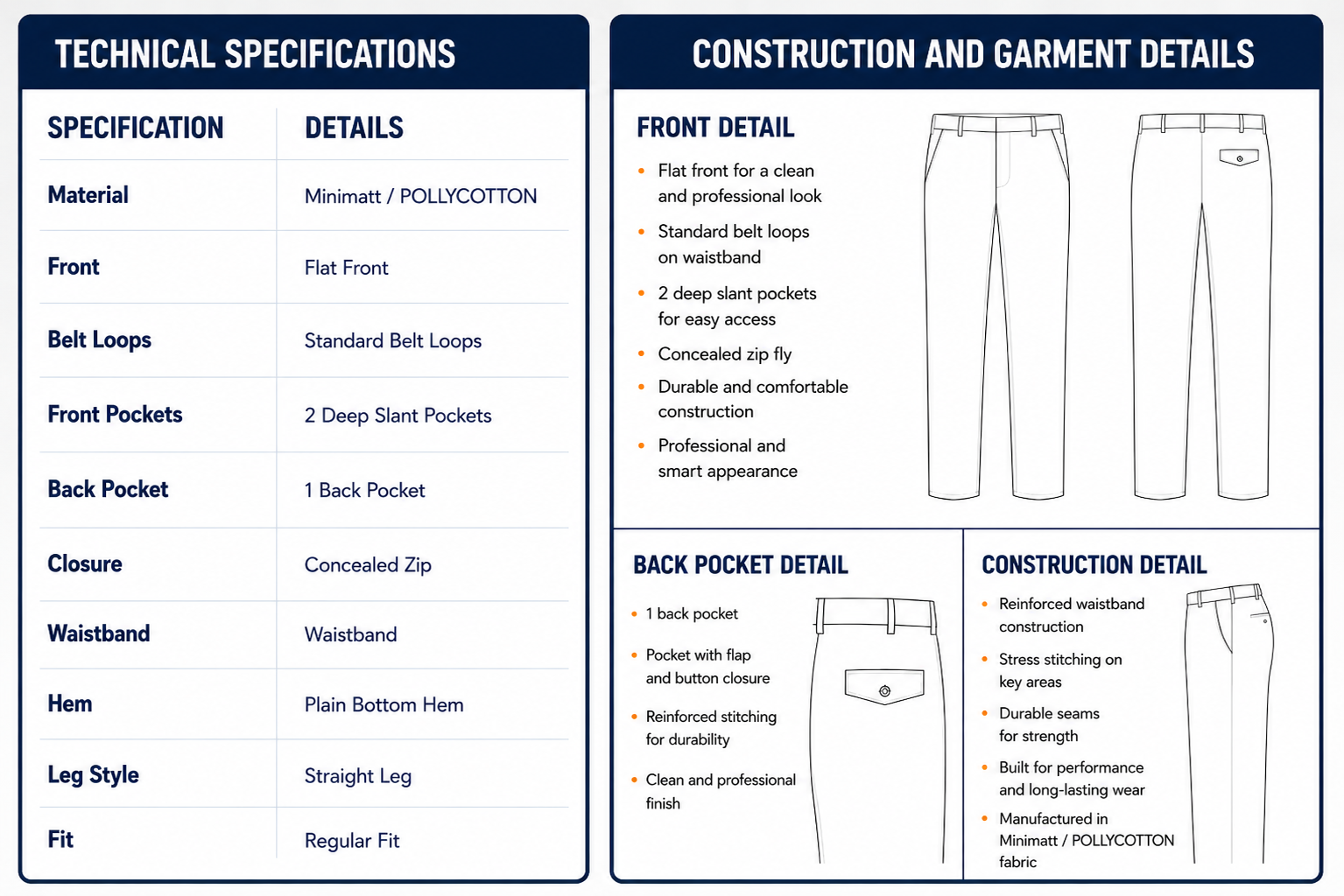 Moc combat pants specs