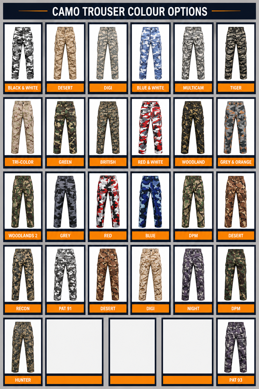 all trousers
