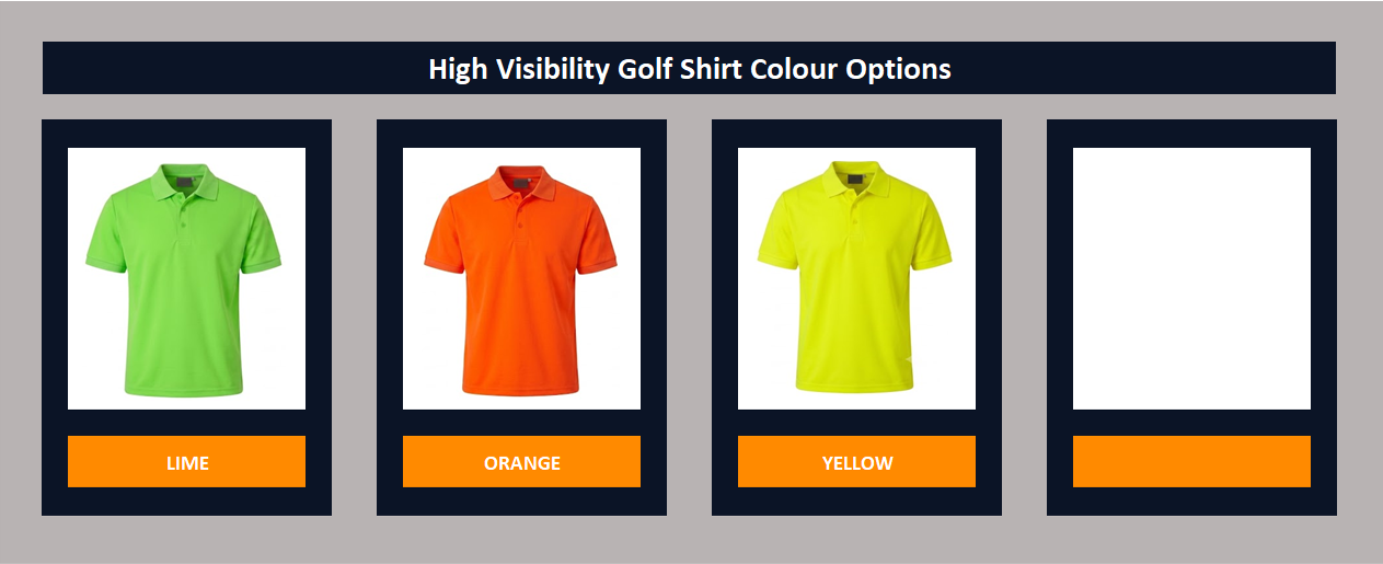 High Visibility Golf Shirt