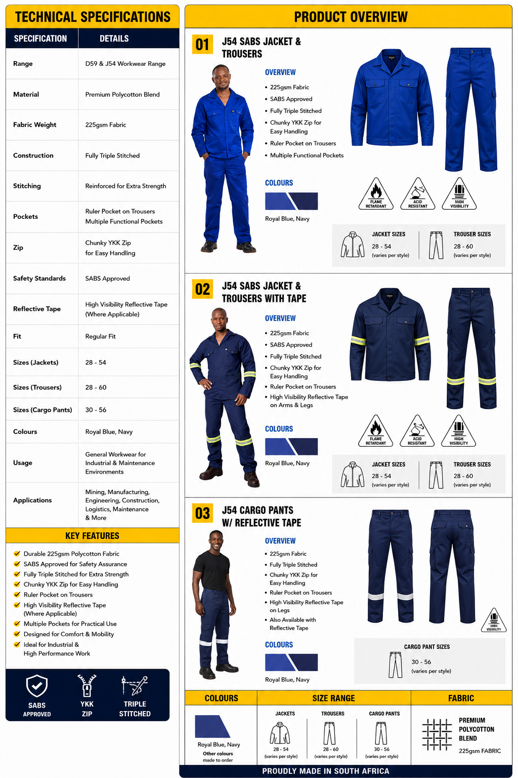 J54 SPECS