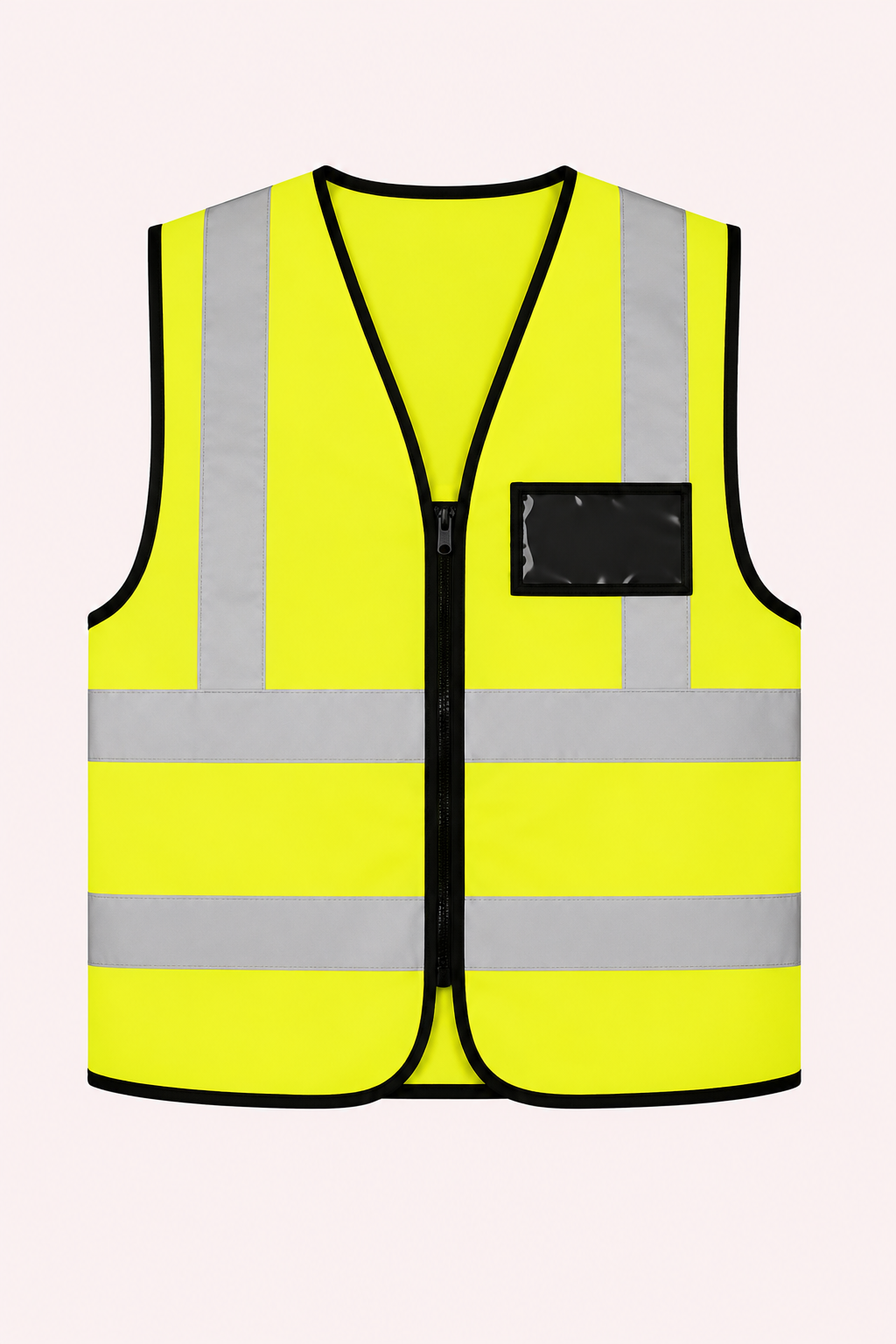 Premium Hi-Viz Vest Zip & ID1
