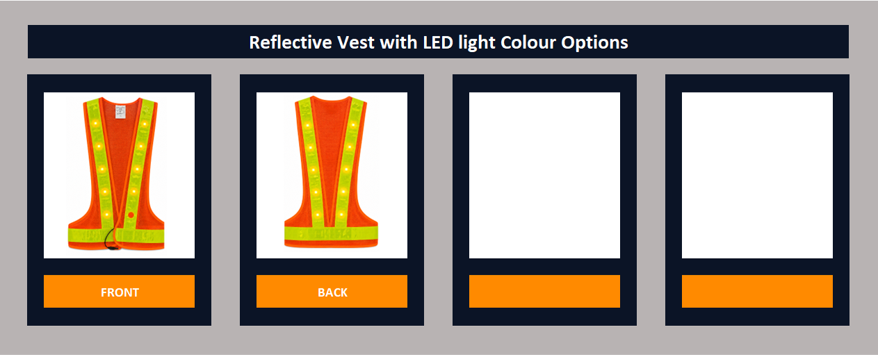 Reflective Vest with LED light
