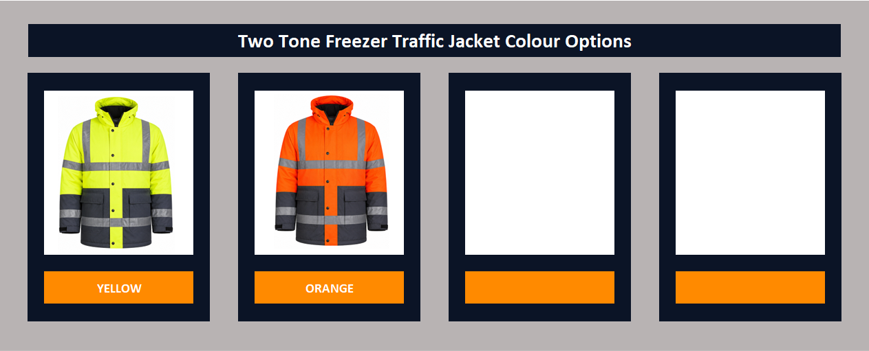 Two Tone Freezer Traffic Jacket