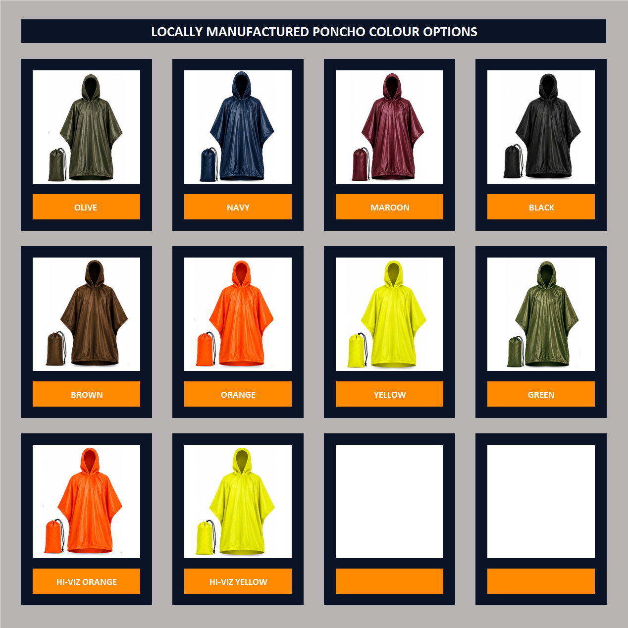 PONCHO LOCAL MANUFACTURED1
