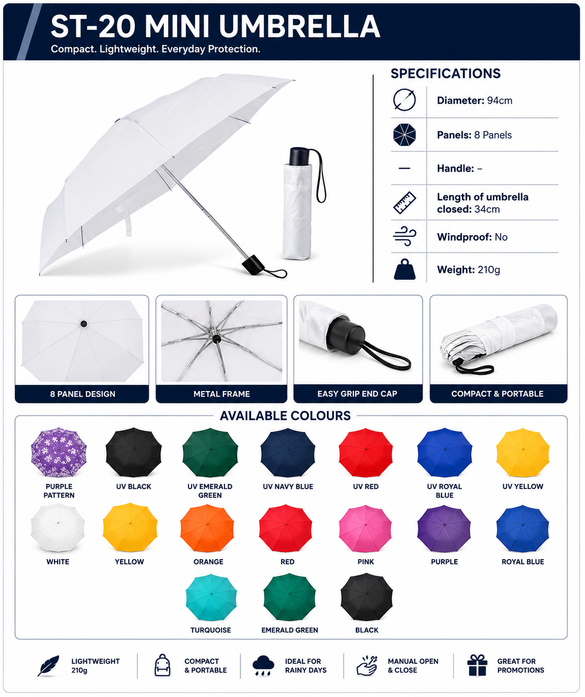 ST-20 Mini Umbrella