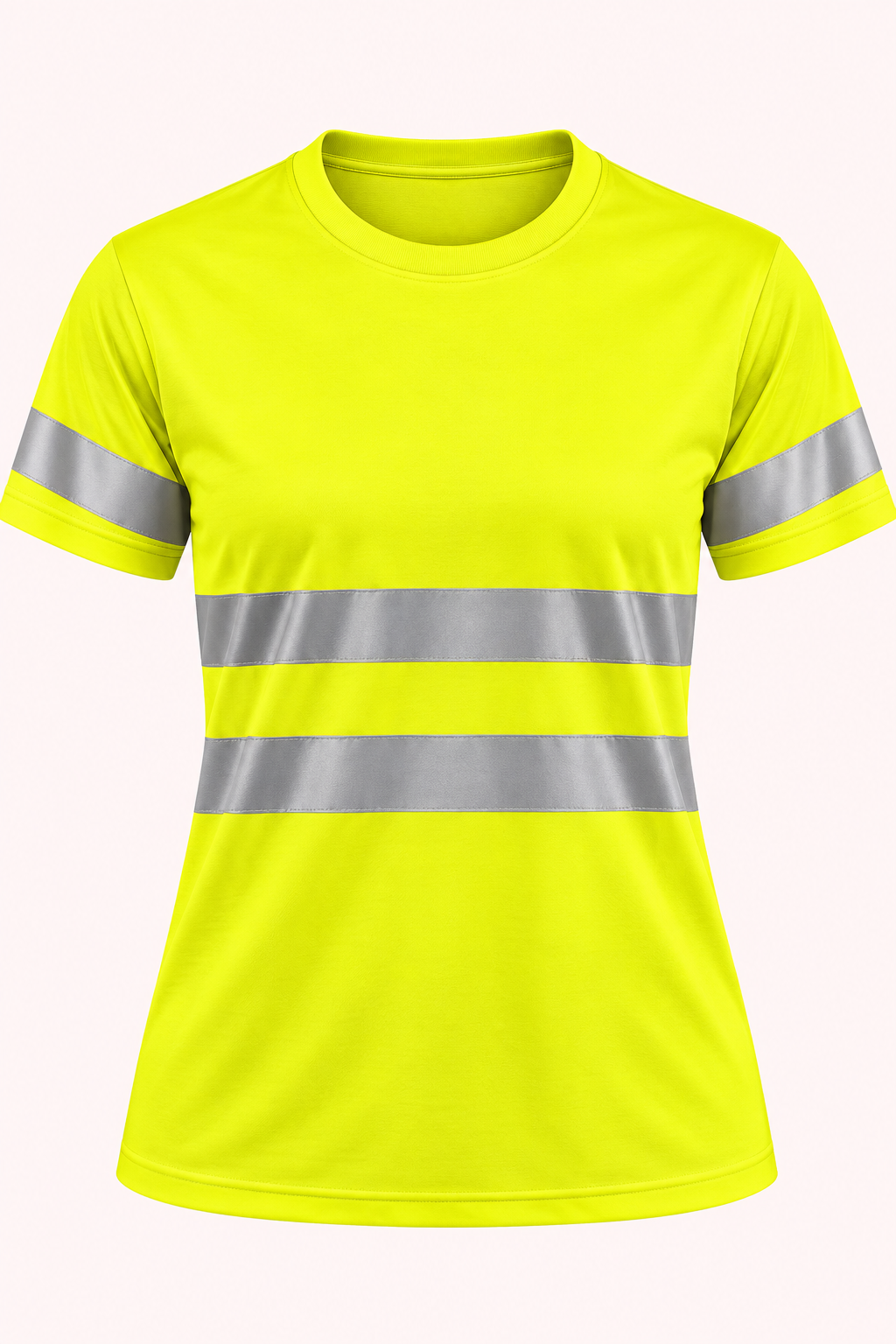 150g Poly Cotton Safety T-Shirt with tape1
