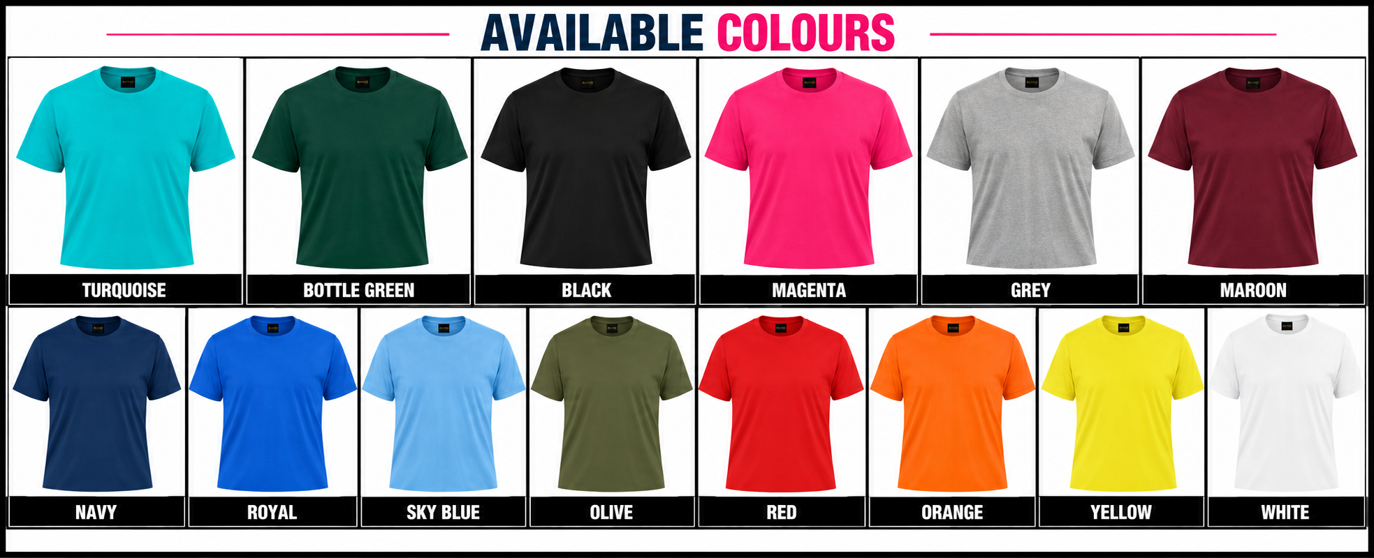 160g Crew Neck T-Shirt2