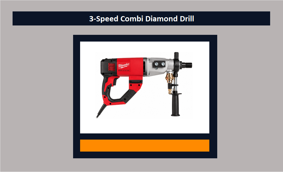 3-Speed Combi Diamond Drill