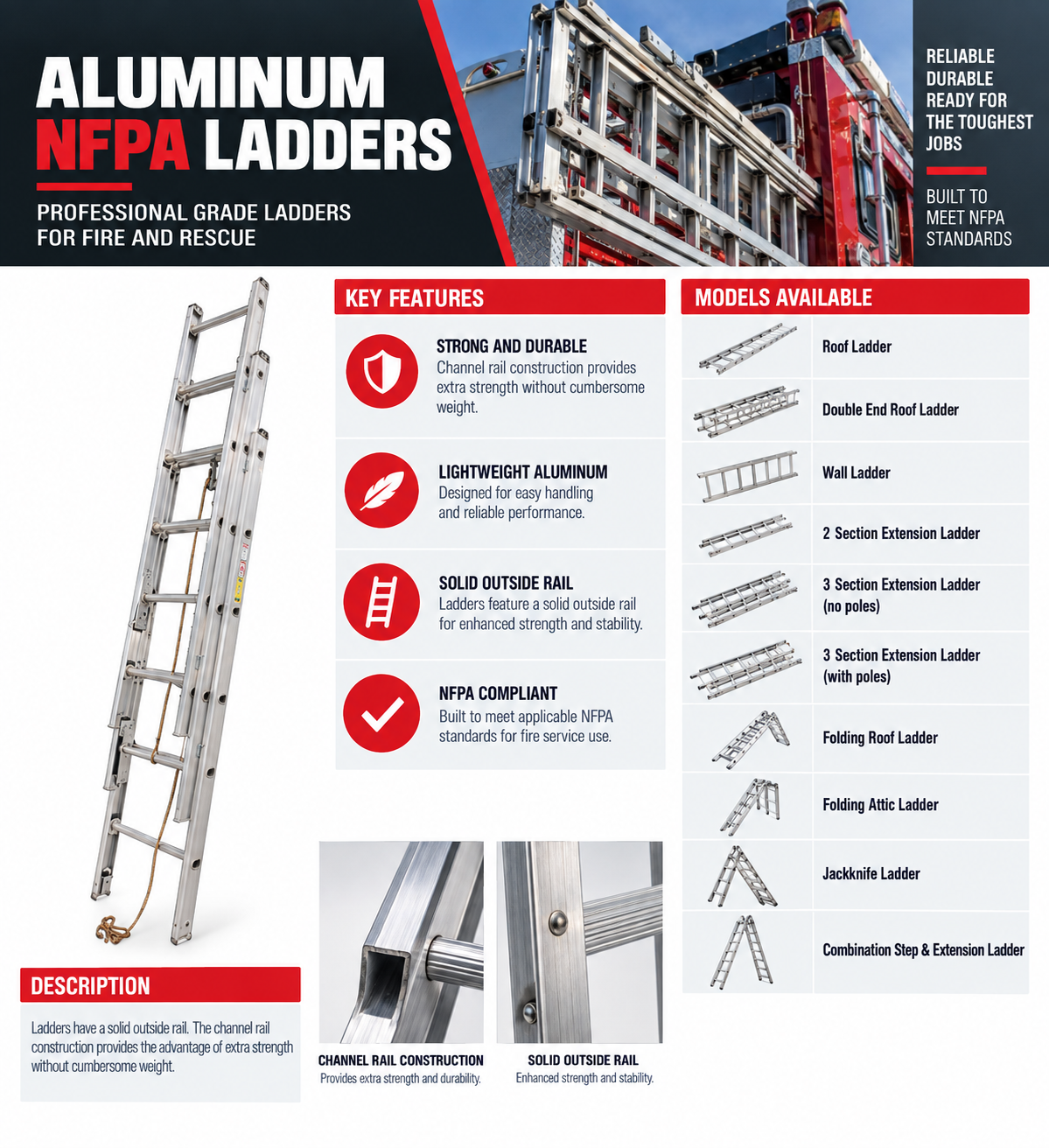 Aluminum NFPA Ladders1