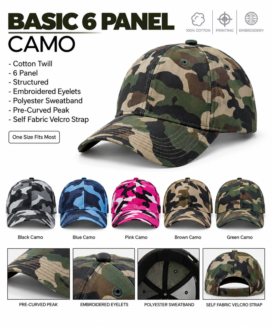 BASIC 6 PANEL CAMO