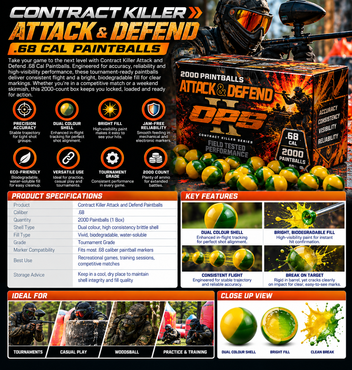 CONTRACT KILLER ATTACK AND DEFEND 68CAL