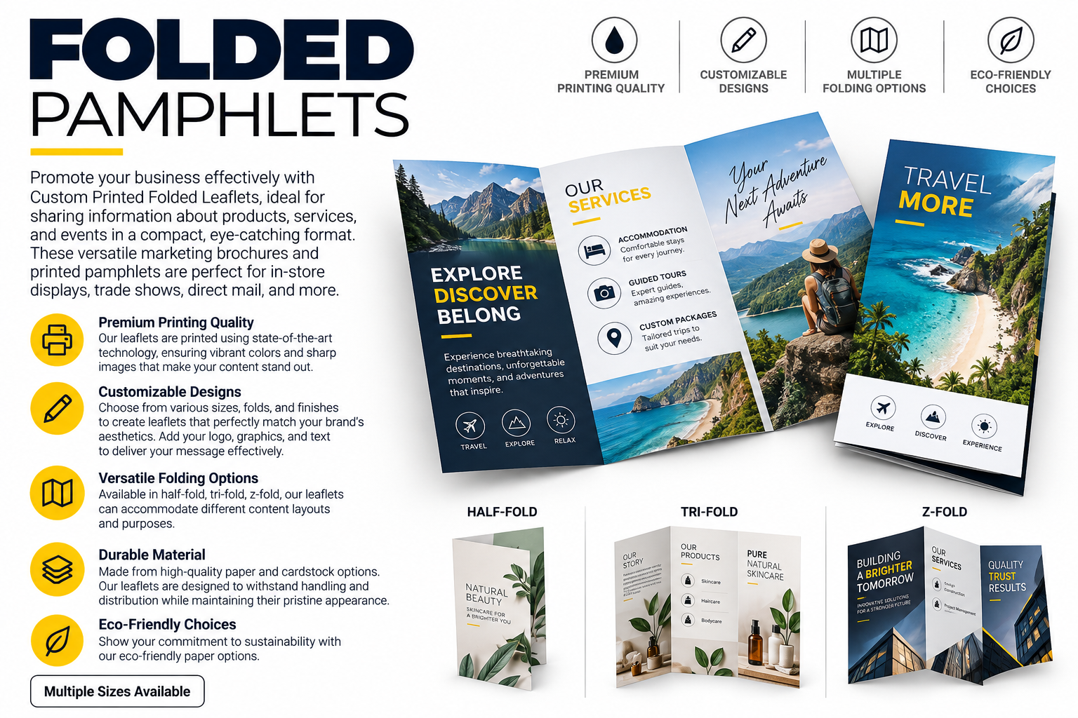 FOLDED PAMPHLETS