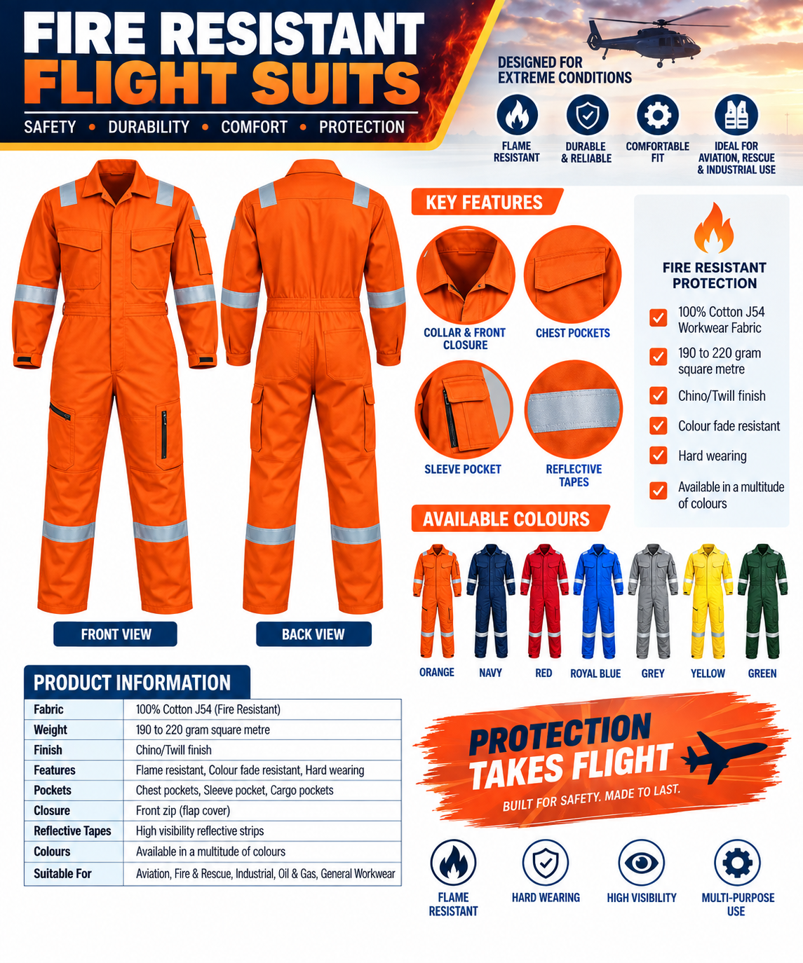 Fire Resistant Flight Suits1