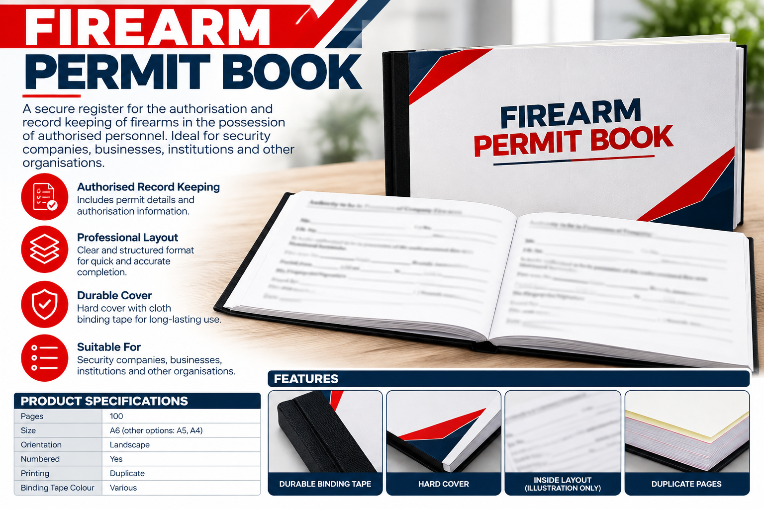 Firearm Permit Book