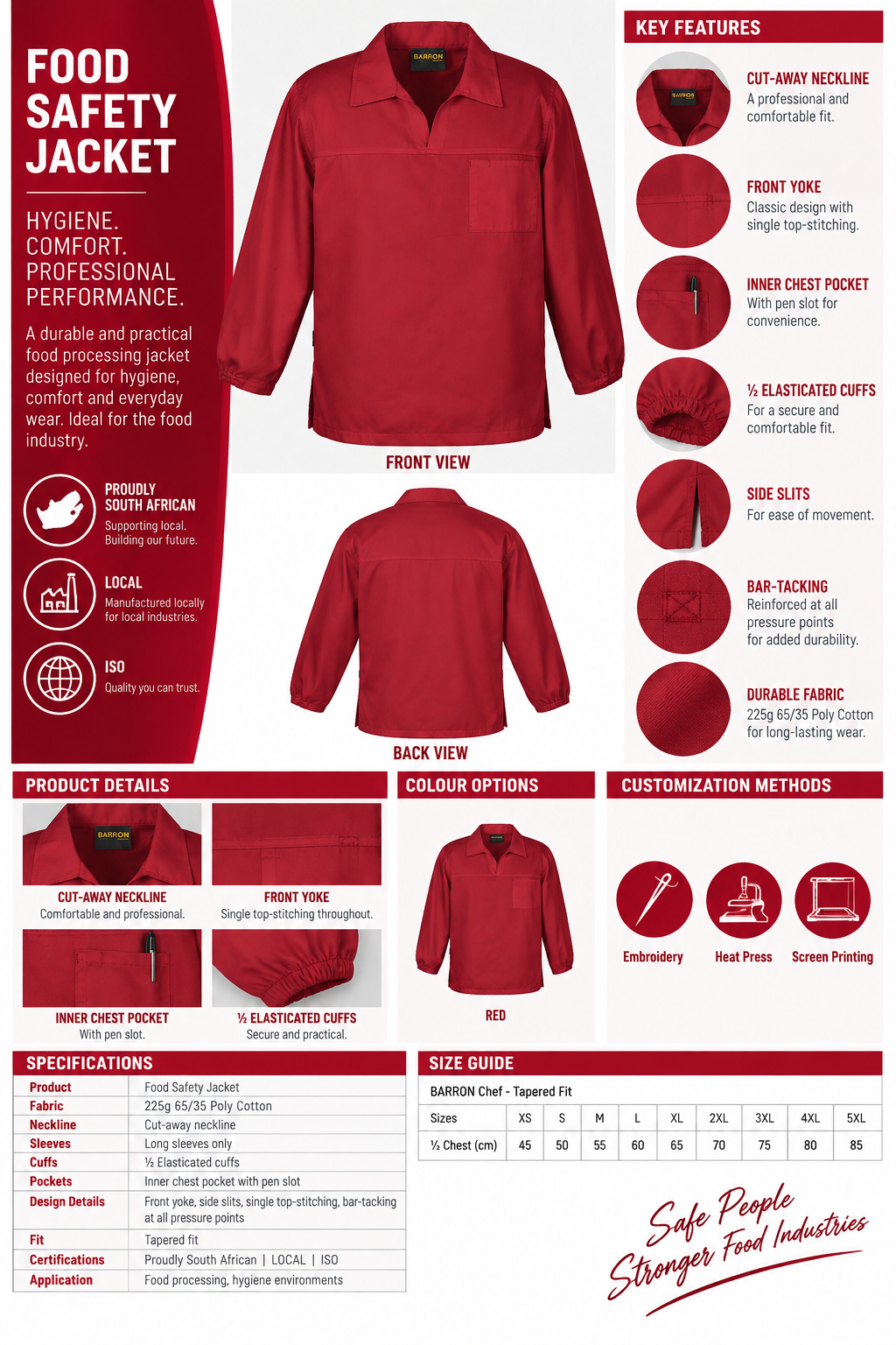 Food Safety Jacket 22
