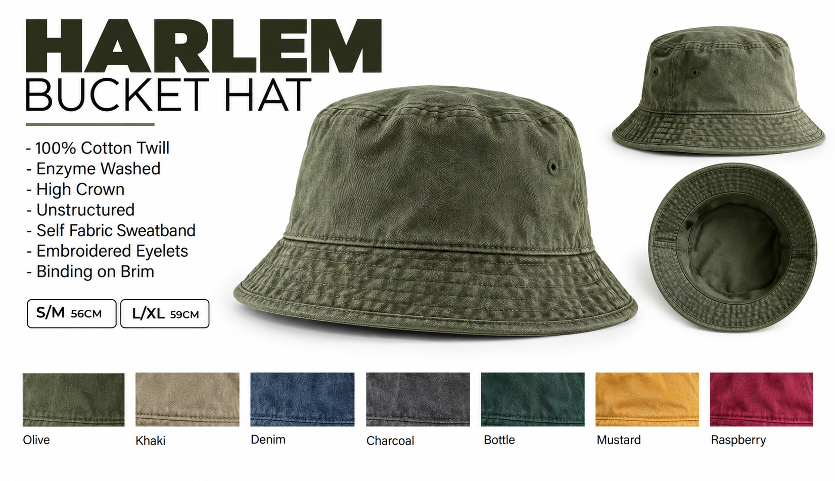 HARLEM BUCKET HAT