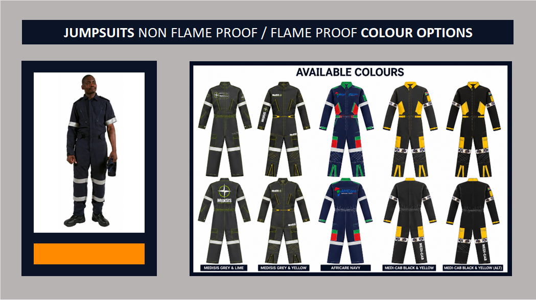 JUMPSUITS NON FLAME PROOF FLAME PROOF - Copy