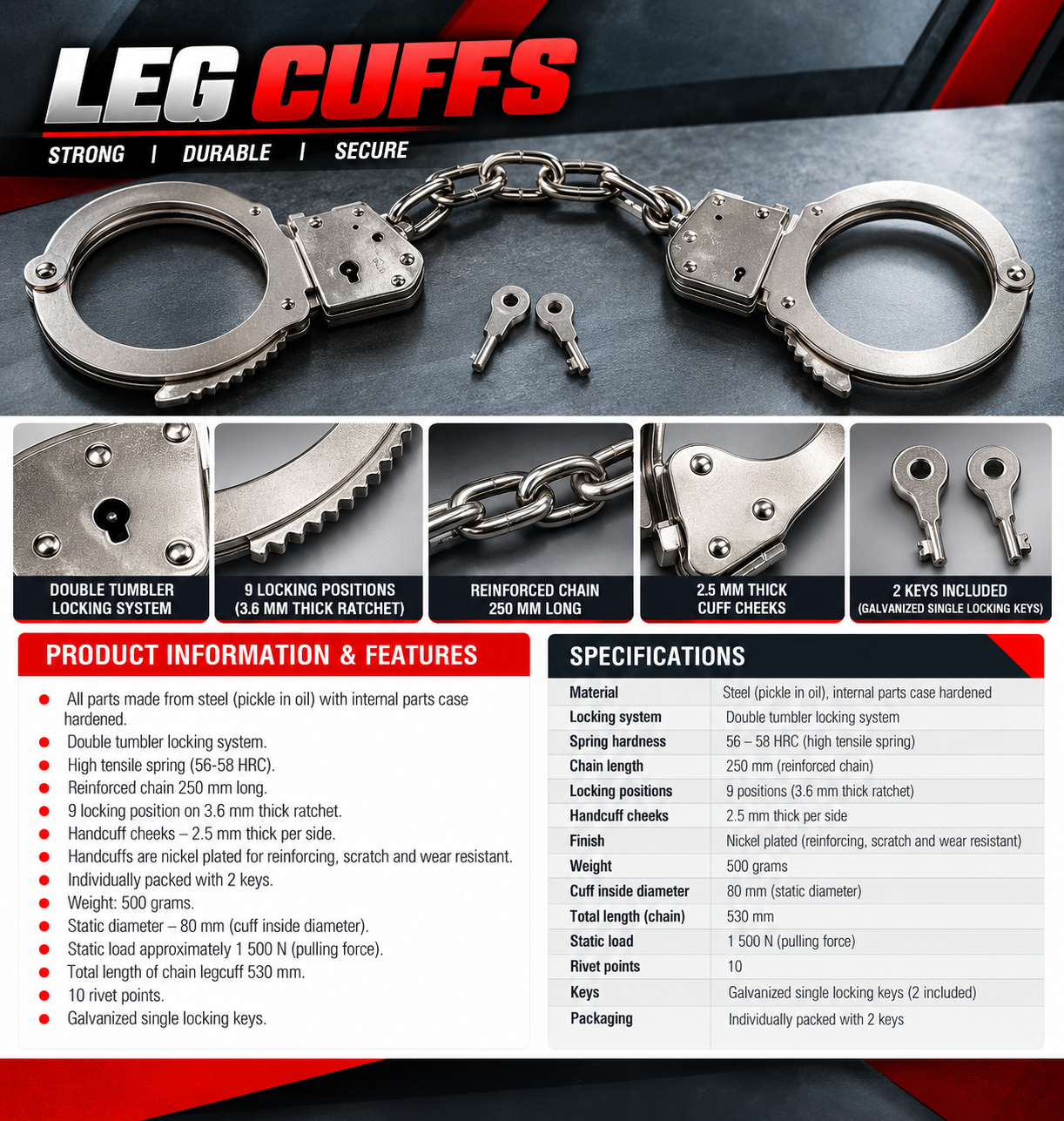 LEG CUFFS