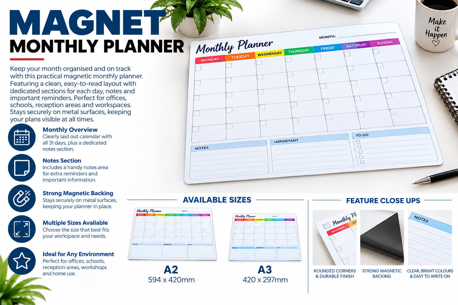 MAGNET MONTHLY PLANNER