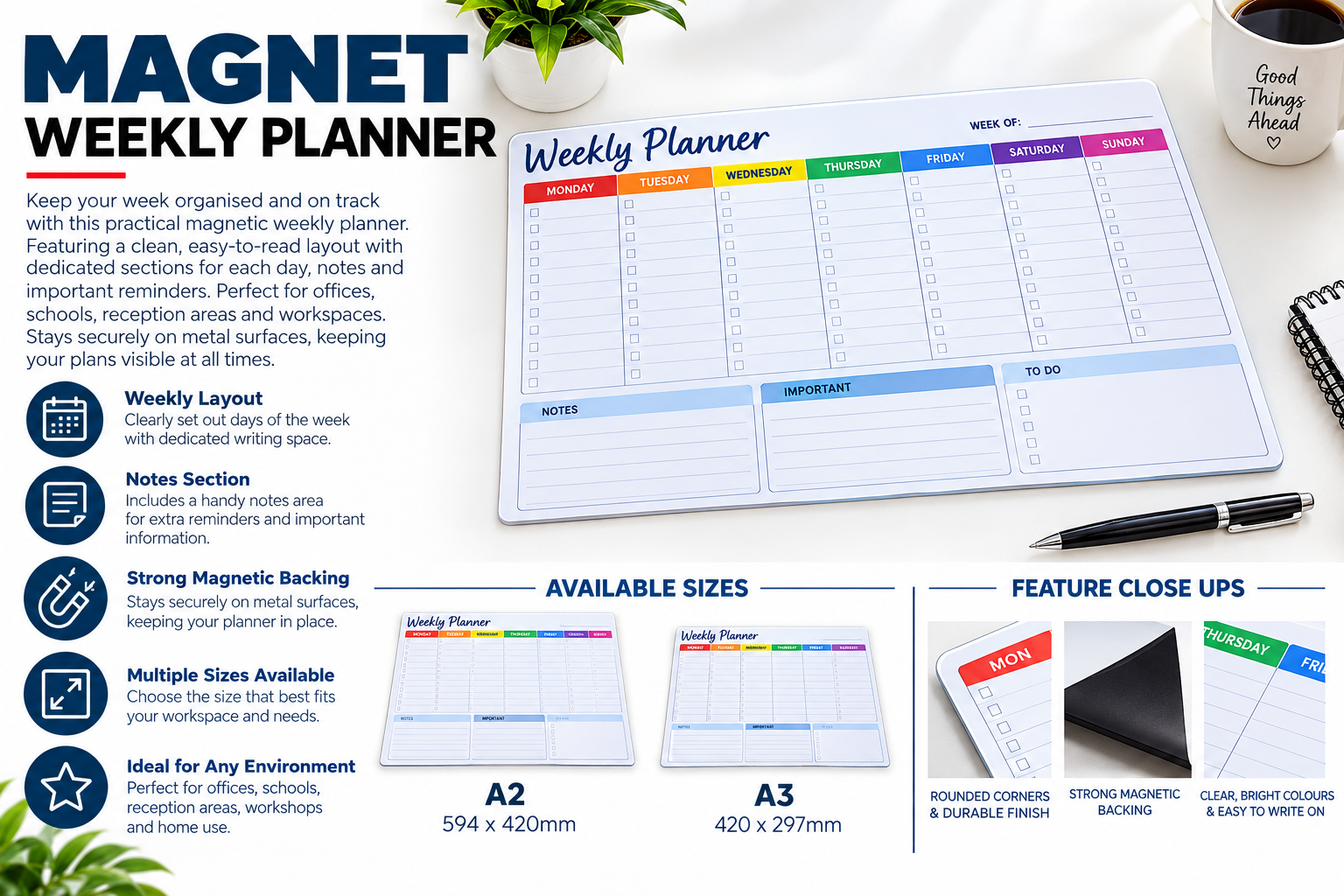 MAGNET WEEKLY PLANNER