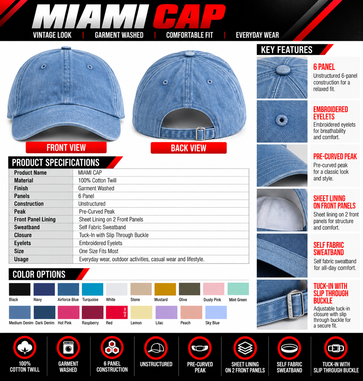 MIAMI CAP