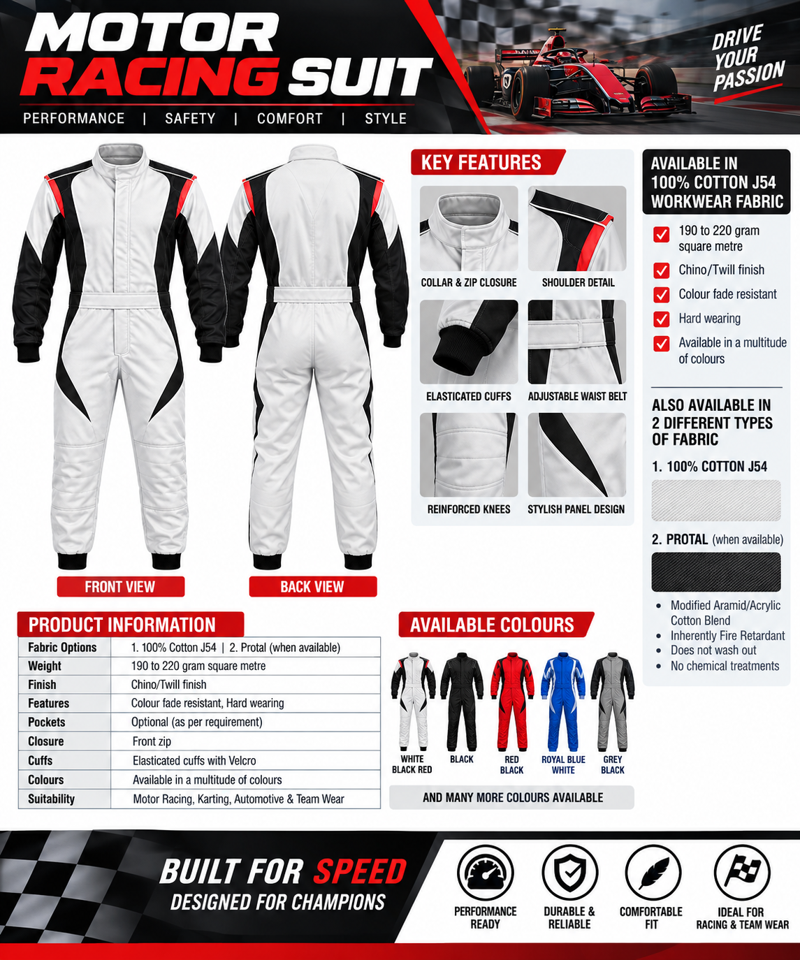 Motor Racing Suit1