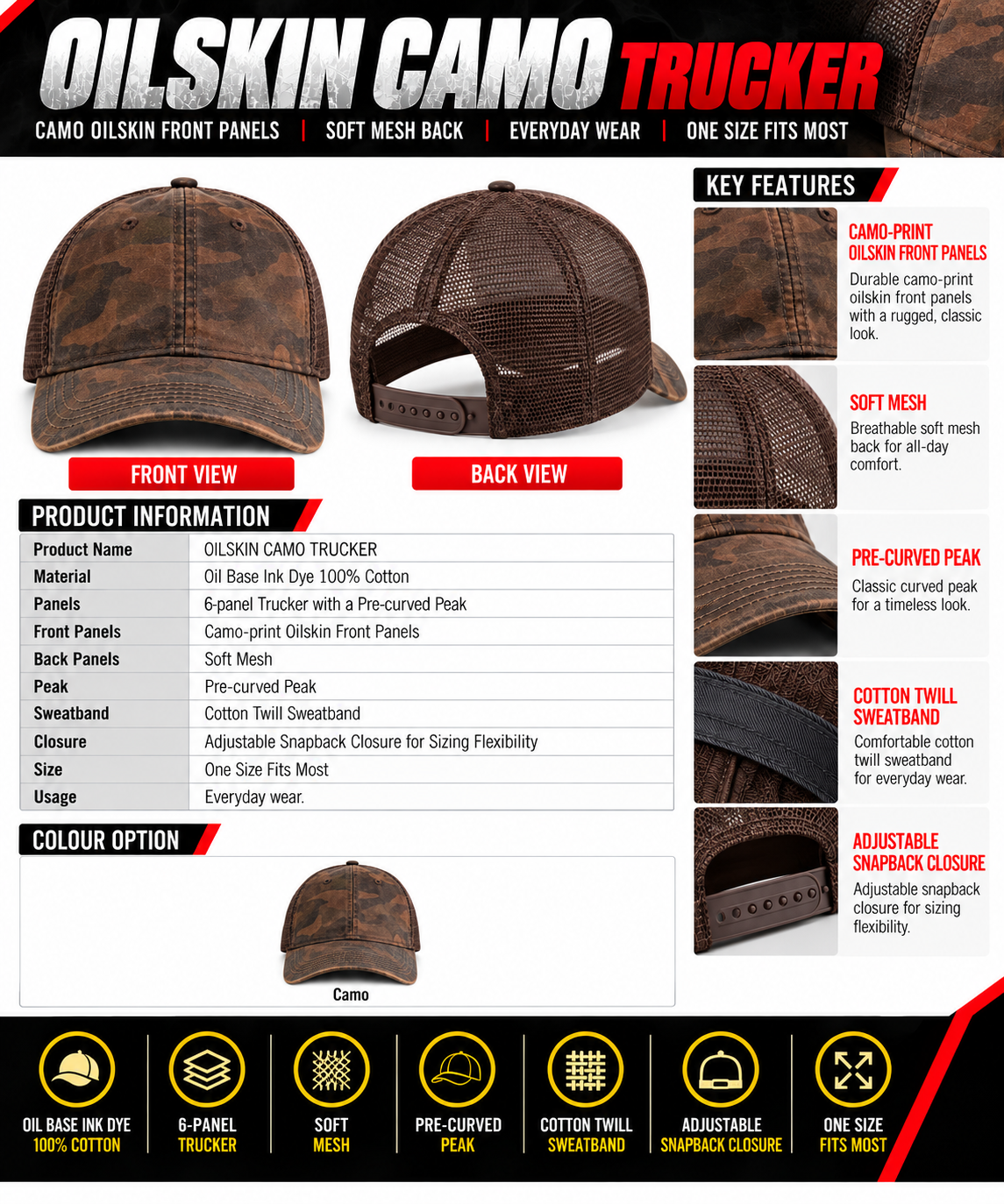 OILSKIN CAMO