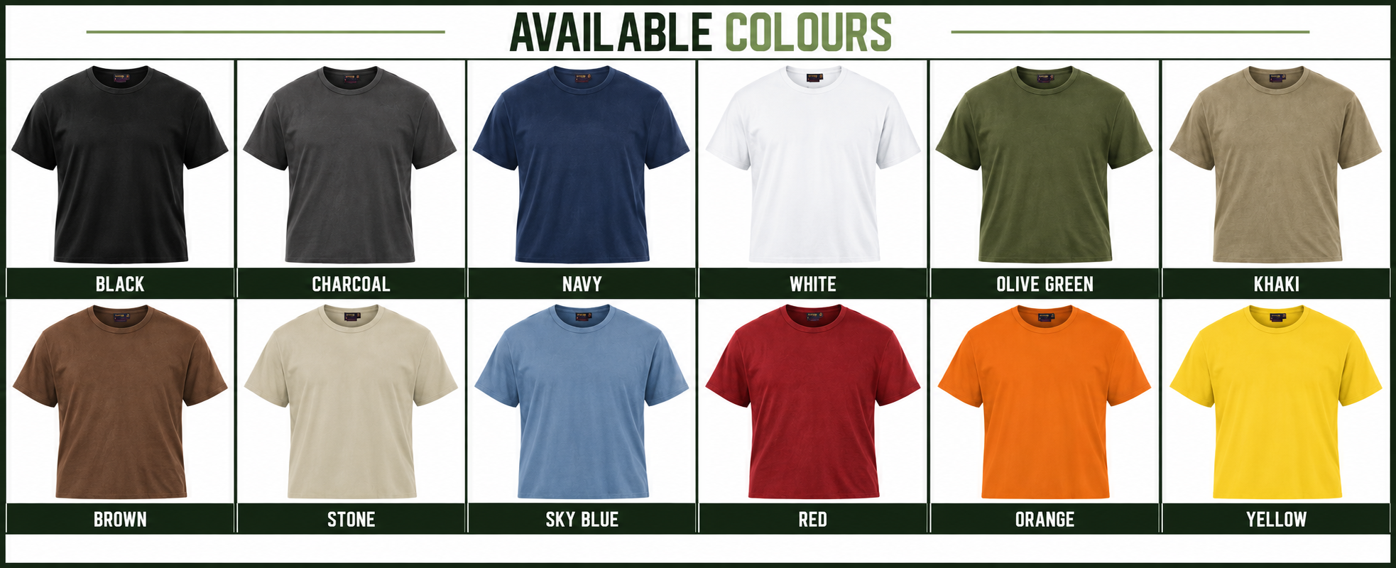 Organic Cotton Crew Neck T-Shirt Mens2