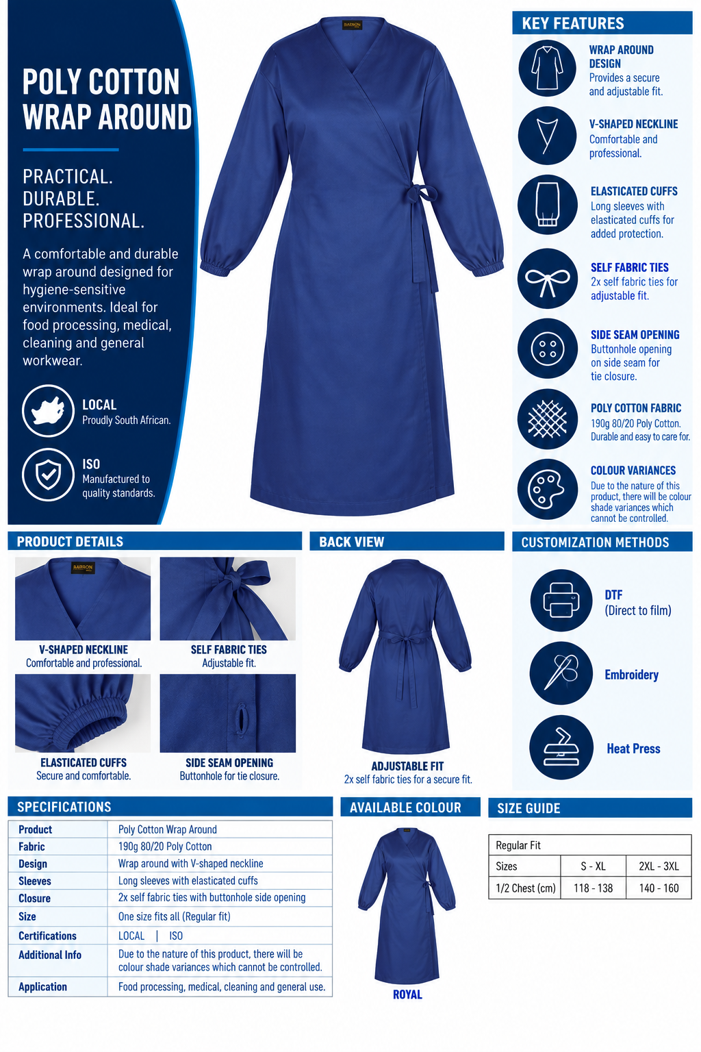 Poly Cotton Wrap Around1