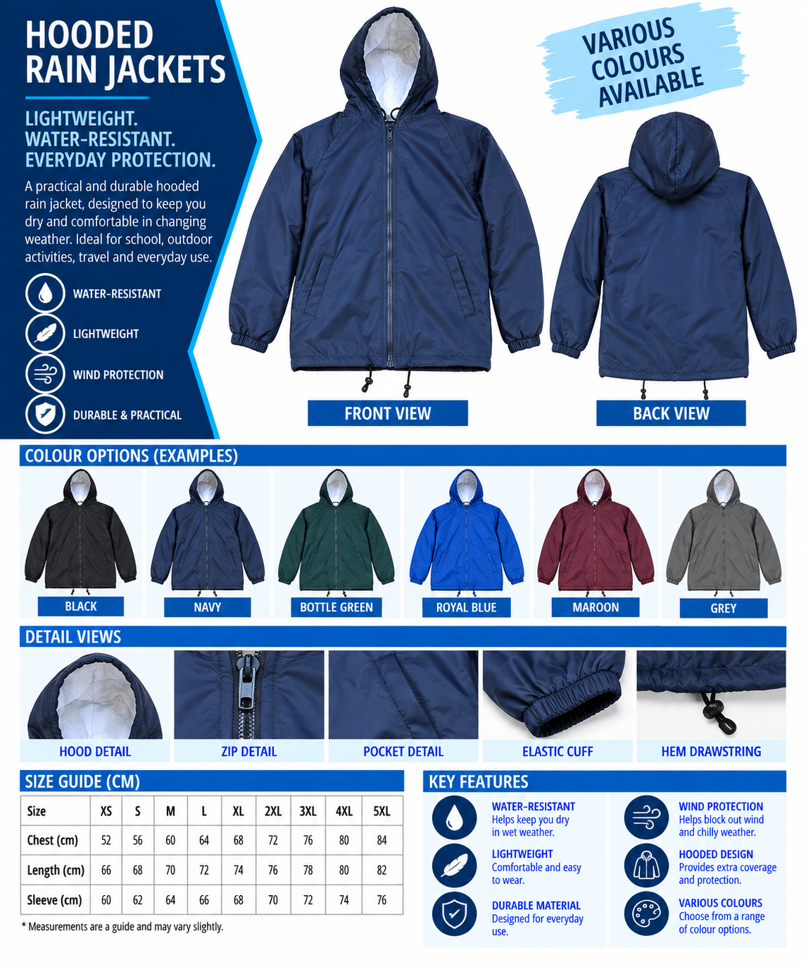 RAIN JACKETS