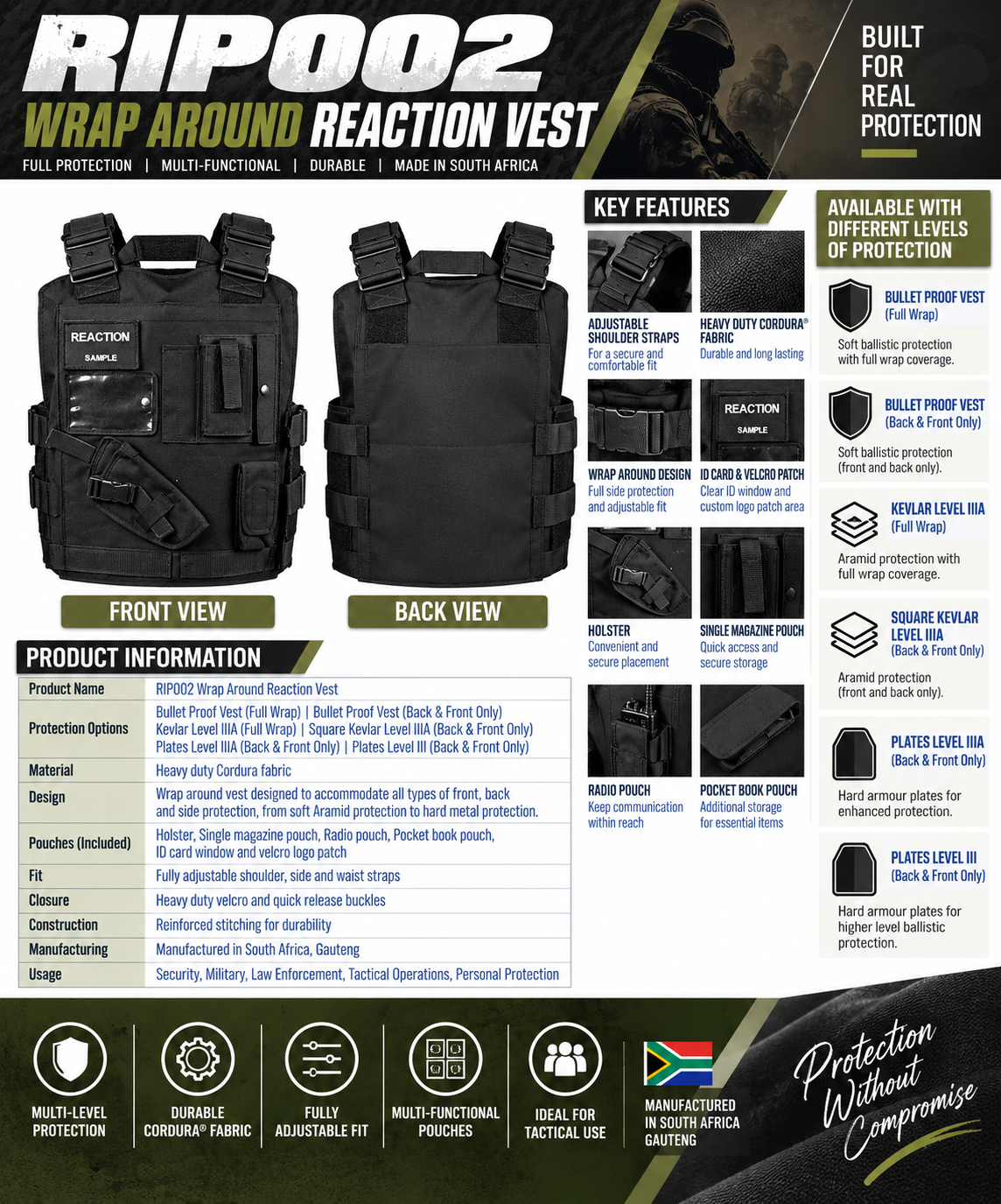 RIP002 REACTION VEST