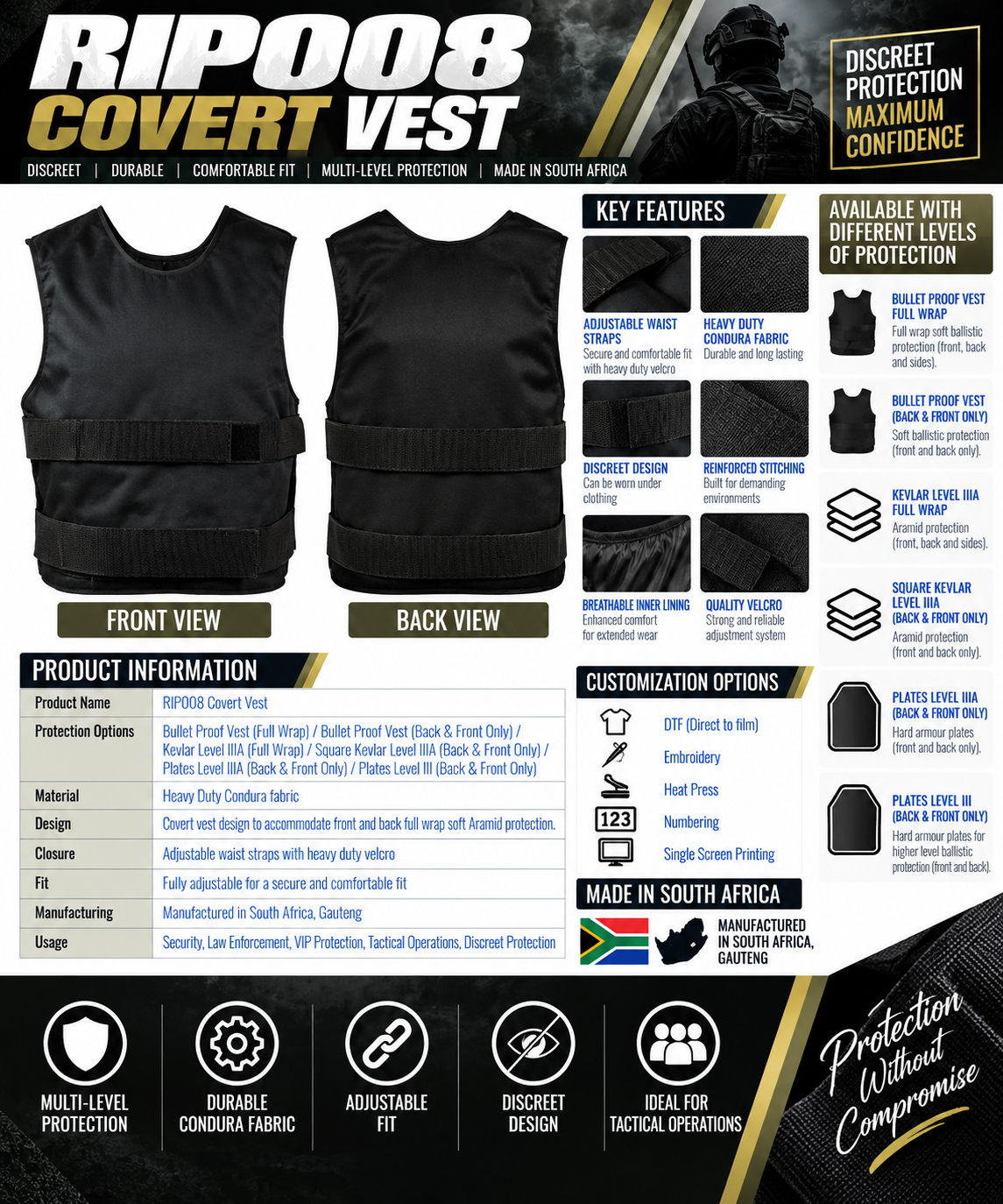 RIP008 COVERT VEST