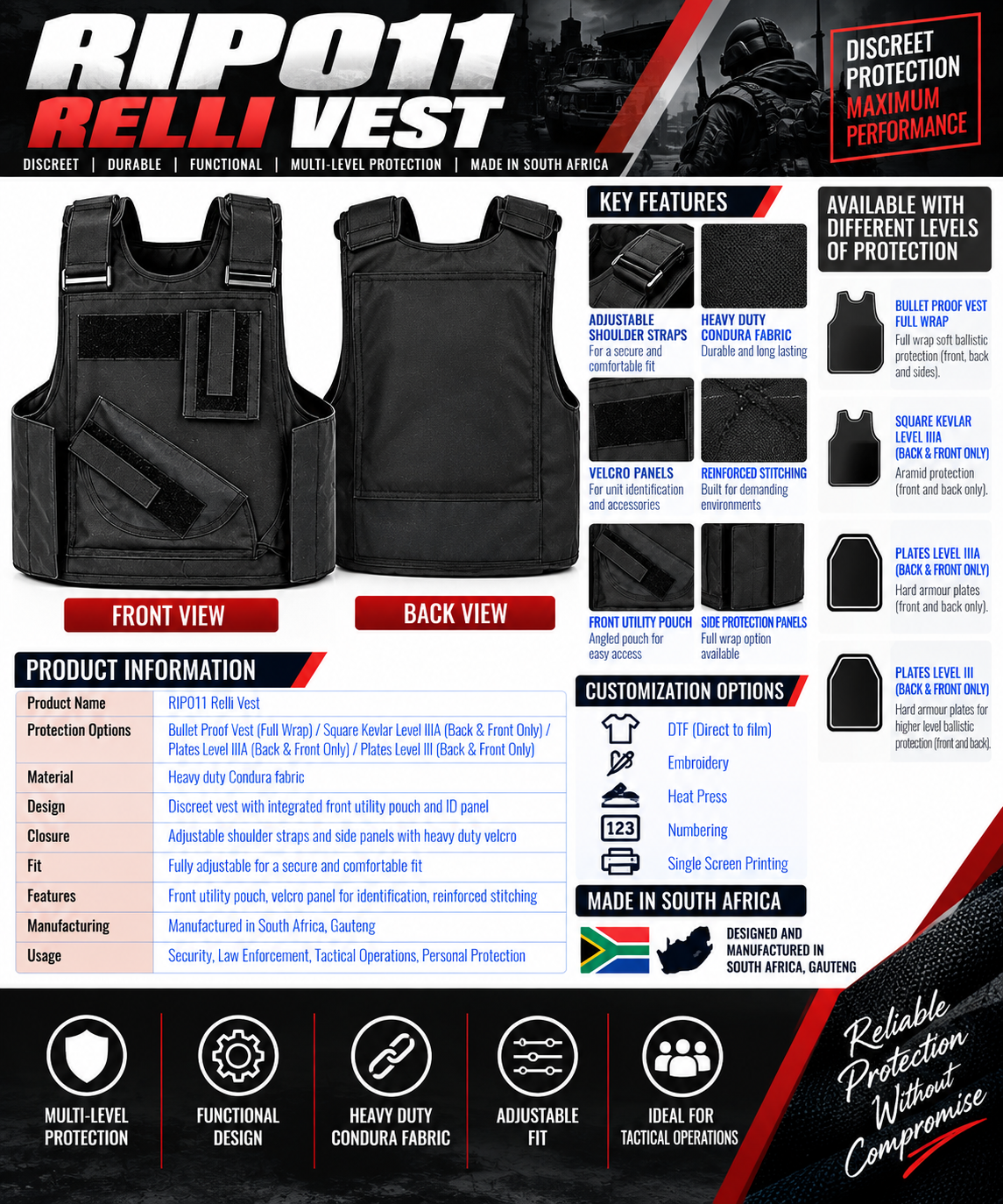 RIP011 RELLI VEST