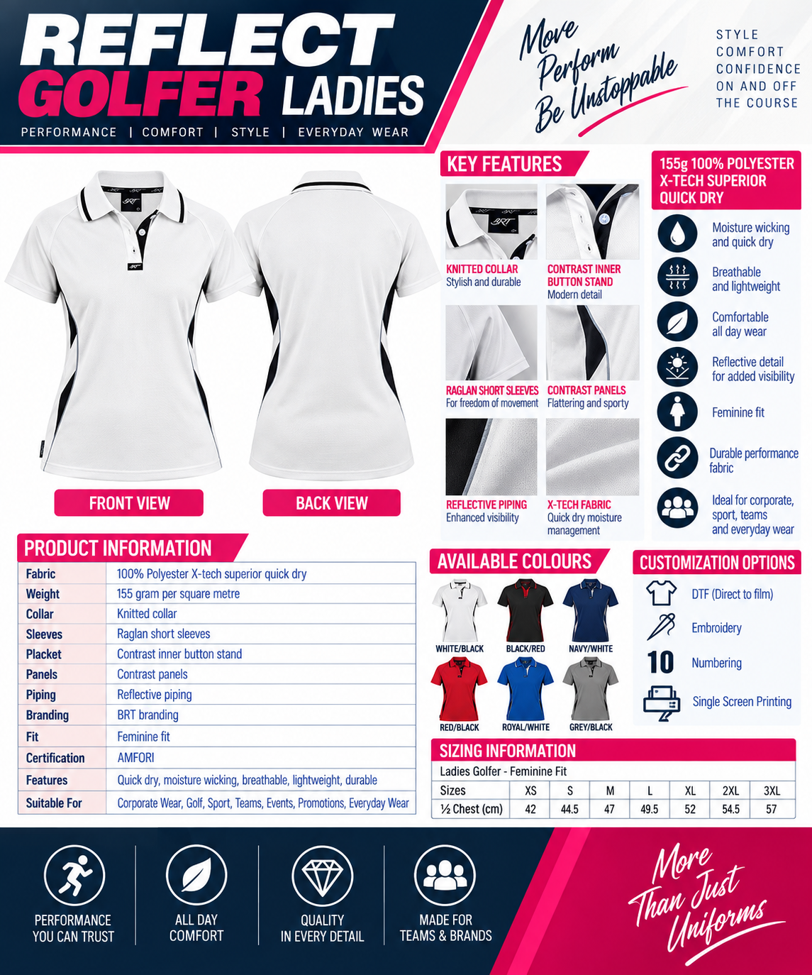 Reflect Golfer Ladies