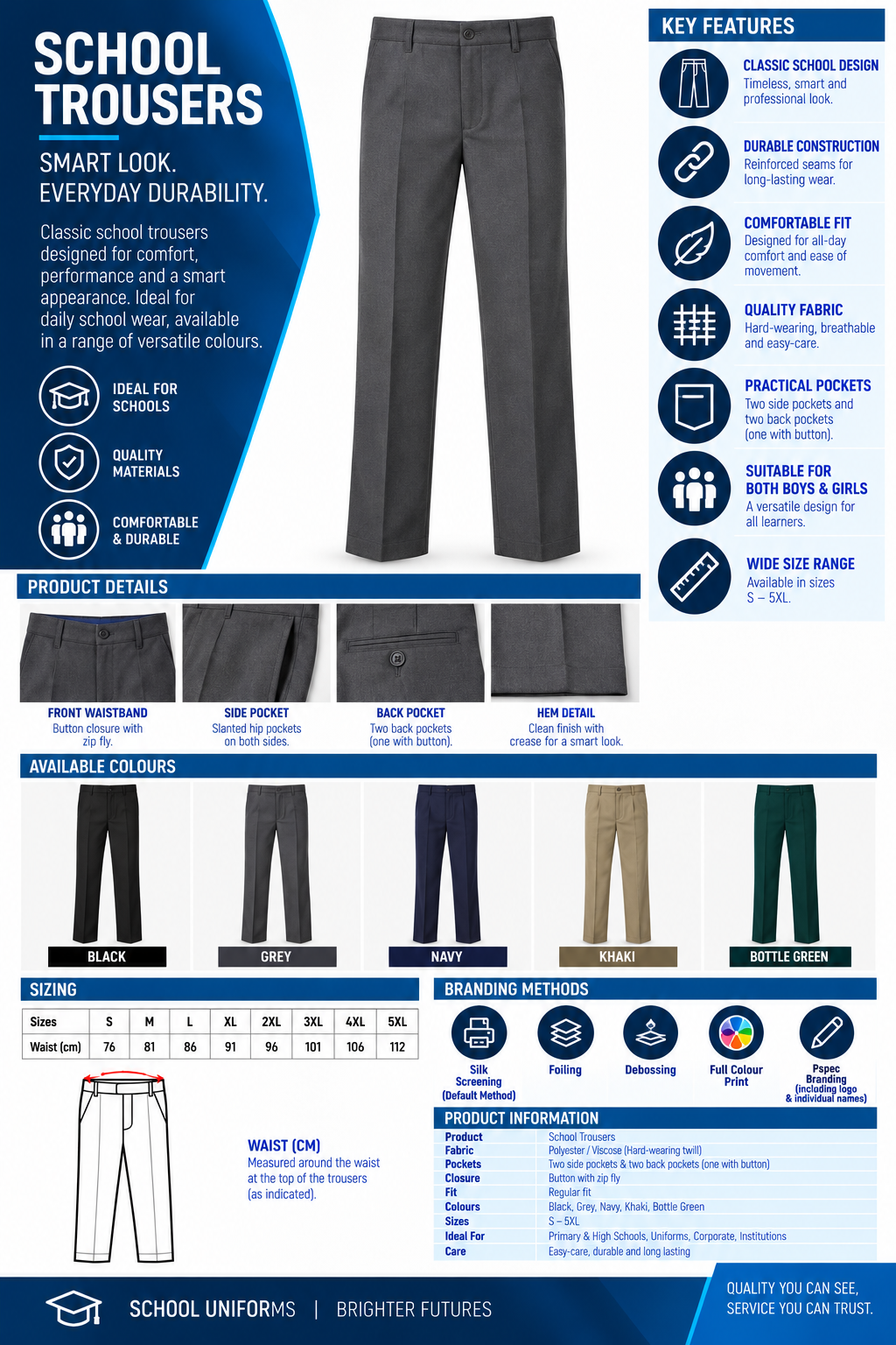 SCHOOL TROUSERS