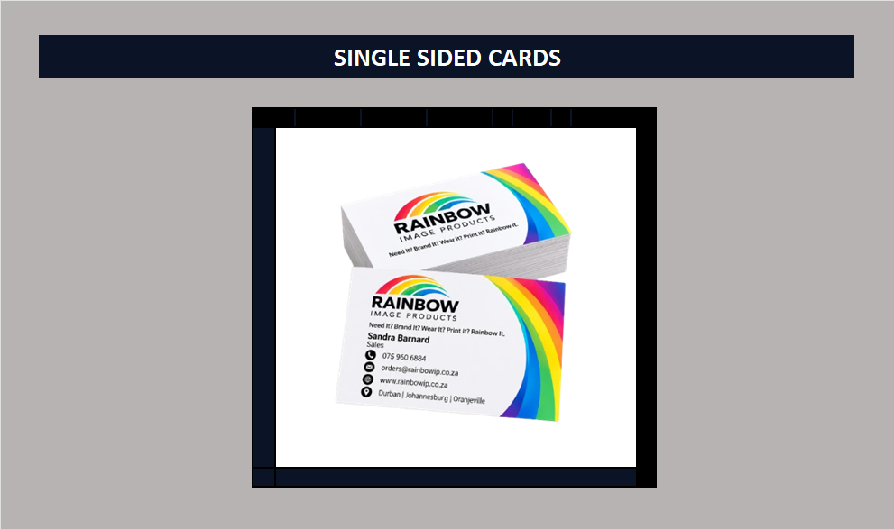 SINGLE SIDED CARDS1