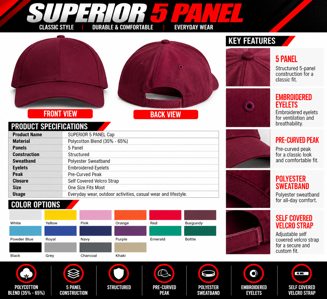 SUPERIOR 5 PANEL