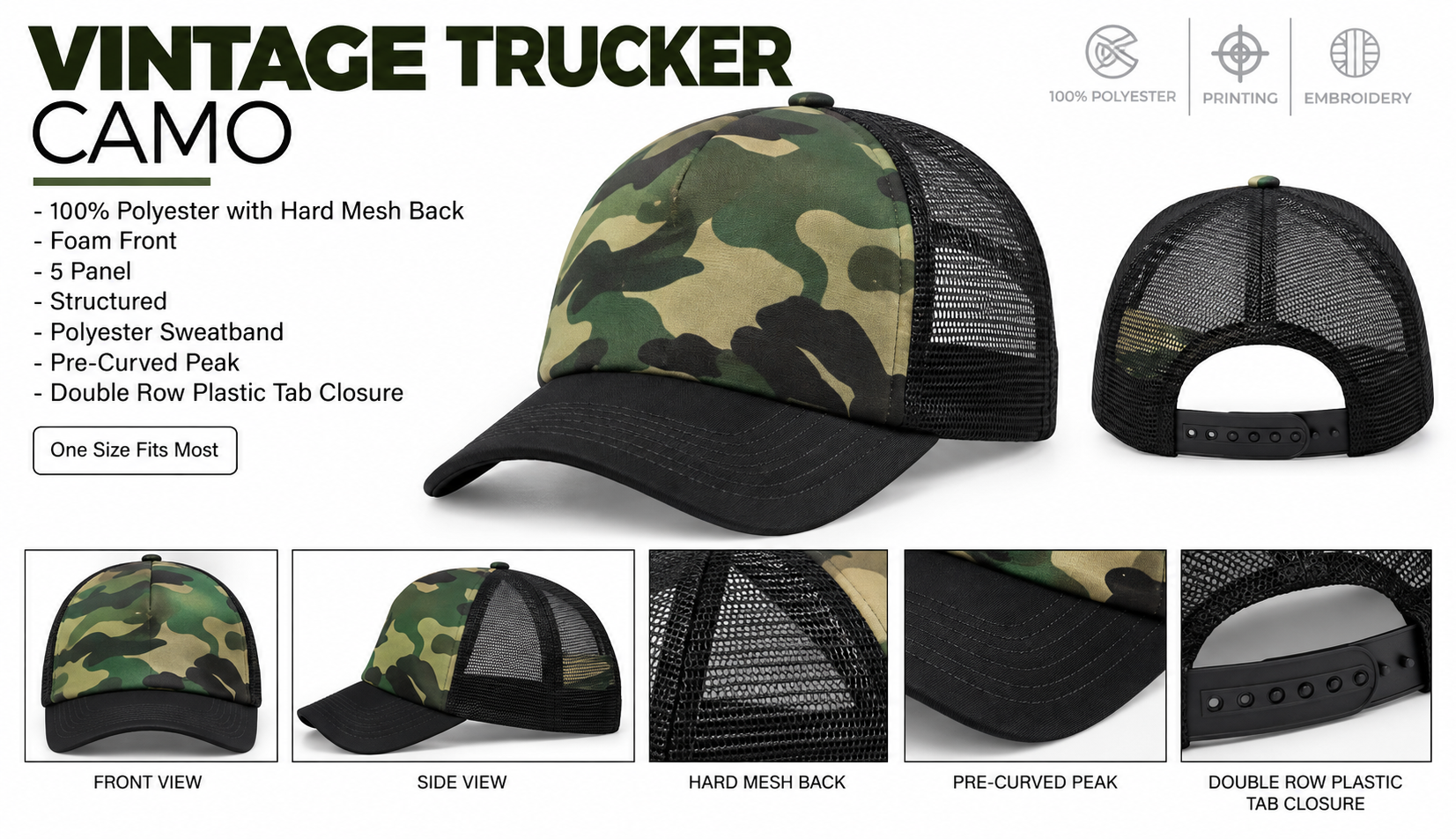 VINTAGE TRUCKER CAMO