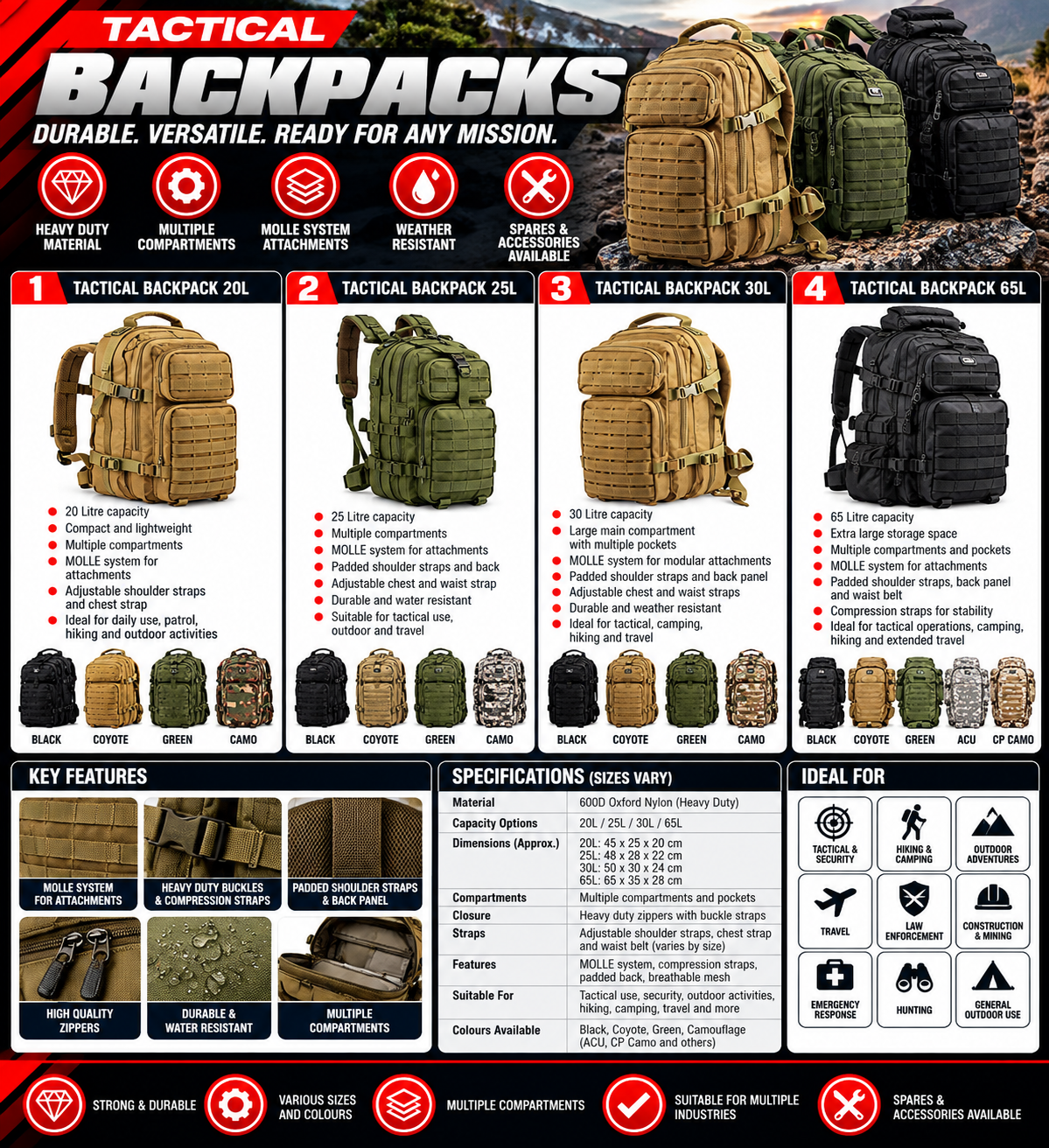 BACKPACKS